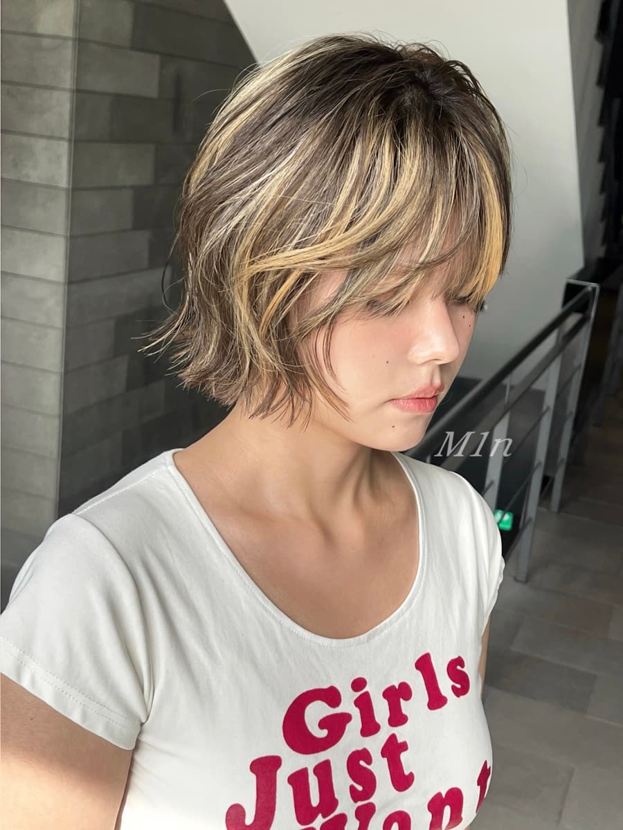短髮挑染 · JUNO HAIR 汝矣島KBS別館店